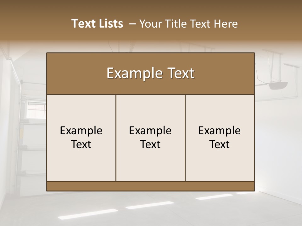 Rail Window Finished PowerPoint Template