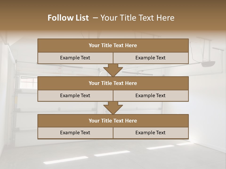 Rail Window Finished PowerPoint Template