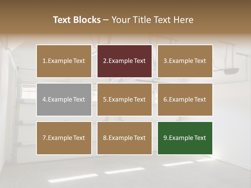 Rail Window Finished PowerPoint Template
