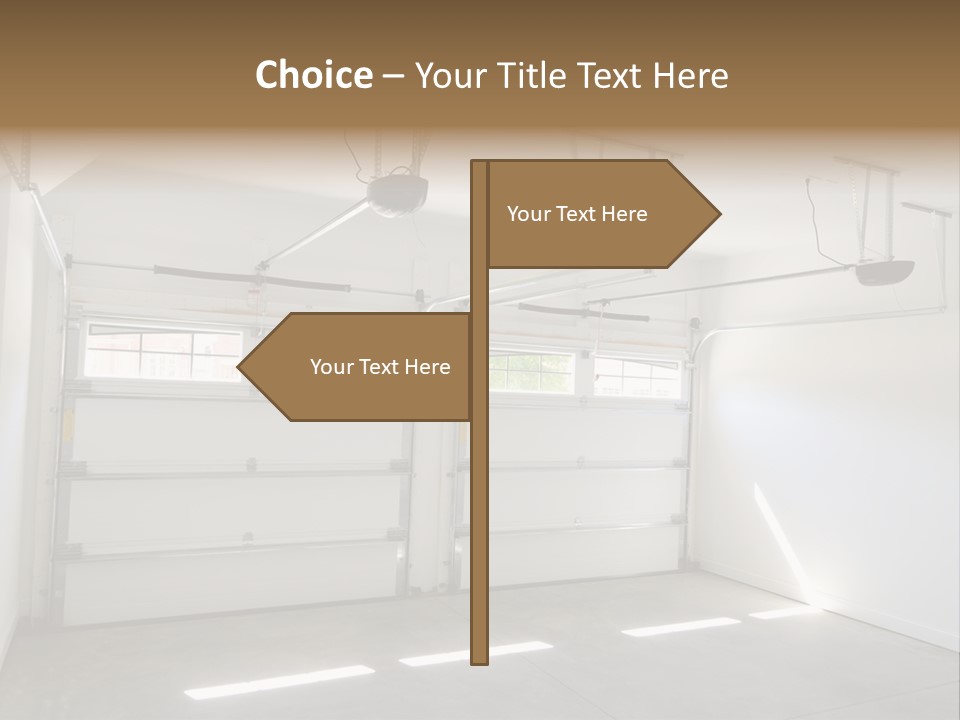 Rail Window Finished PowerPoint Template