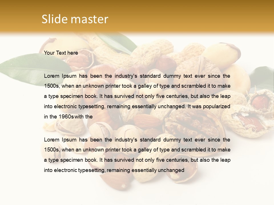 Group Closeup Nutrition PowerPoint Template
