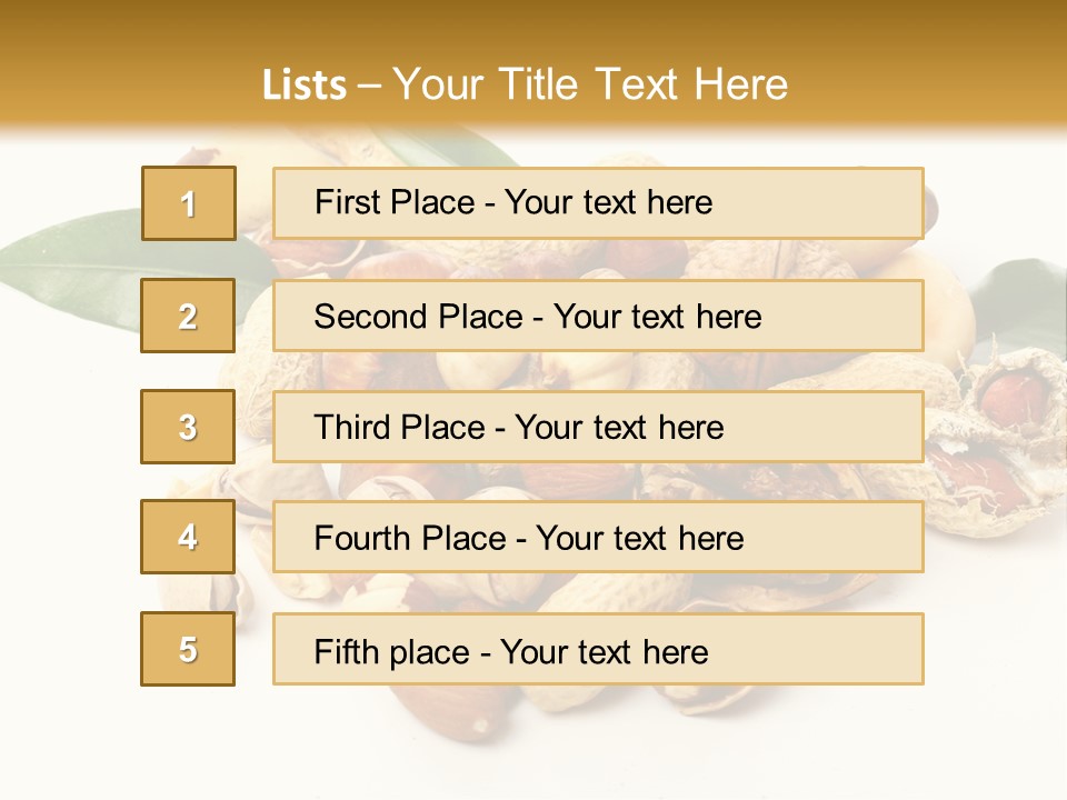 Group Closeup Nutrition PowerPoint Template