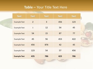 Group Closeup Nutrition PowerPoint Template