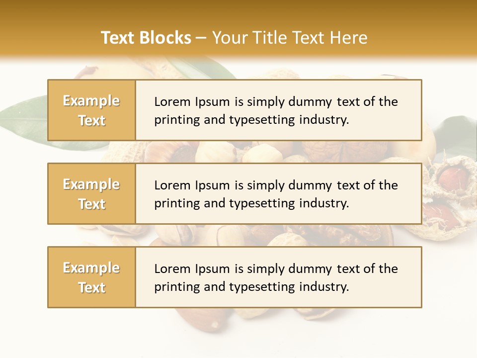 Group Closeup Nutrition PowerPoint Template