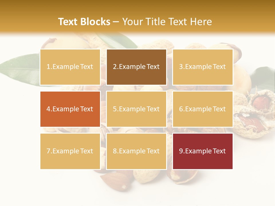 Group Closeup Nutrition PowerPoint Template
