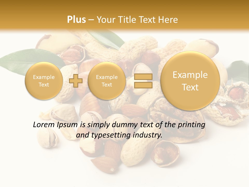Group Closeup Nutrition PowerPoint Template