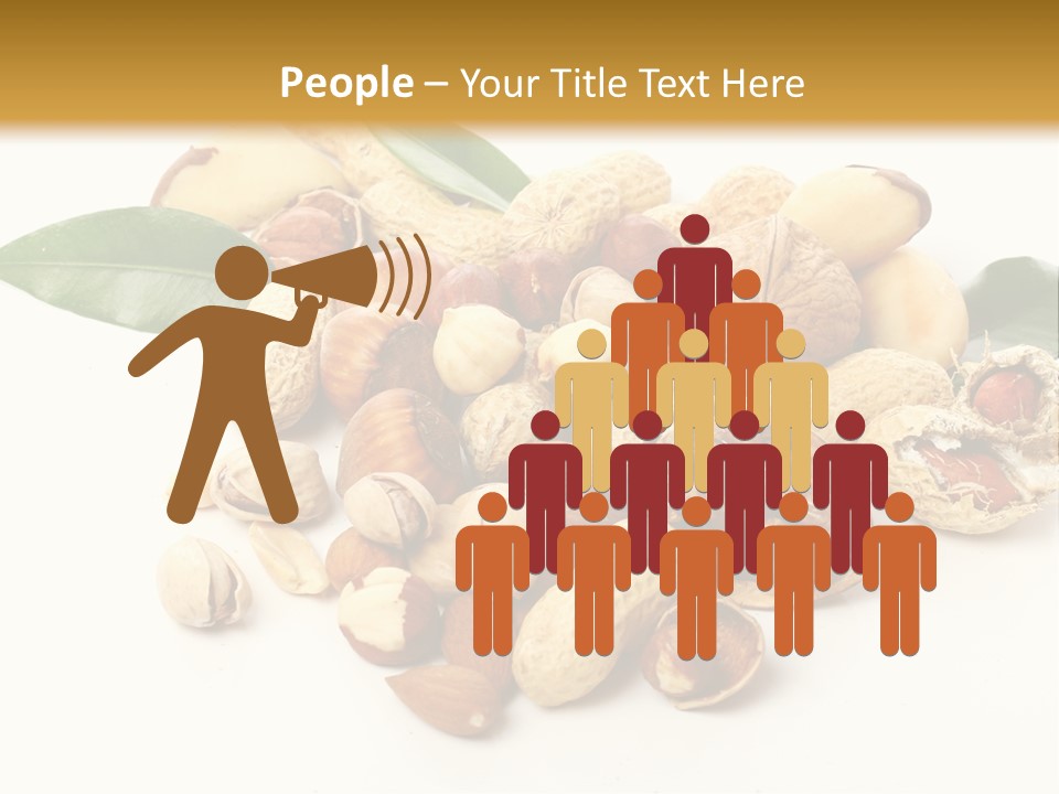 Group Closeup Nutrition PowerPoint Template