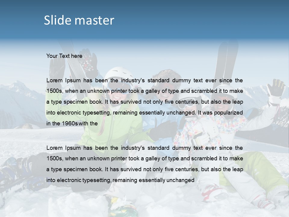 Parent Male Joy PowerPoint Template