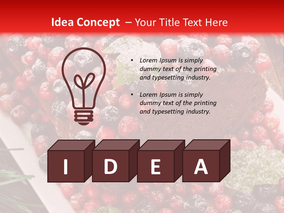 Cream Delicious Traditional PowerPoint Template