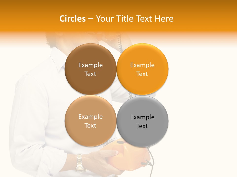 Senior Serious Happy PowerPoint Template