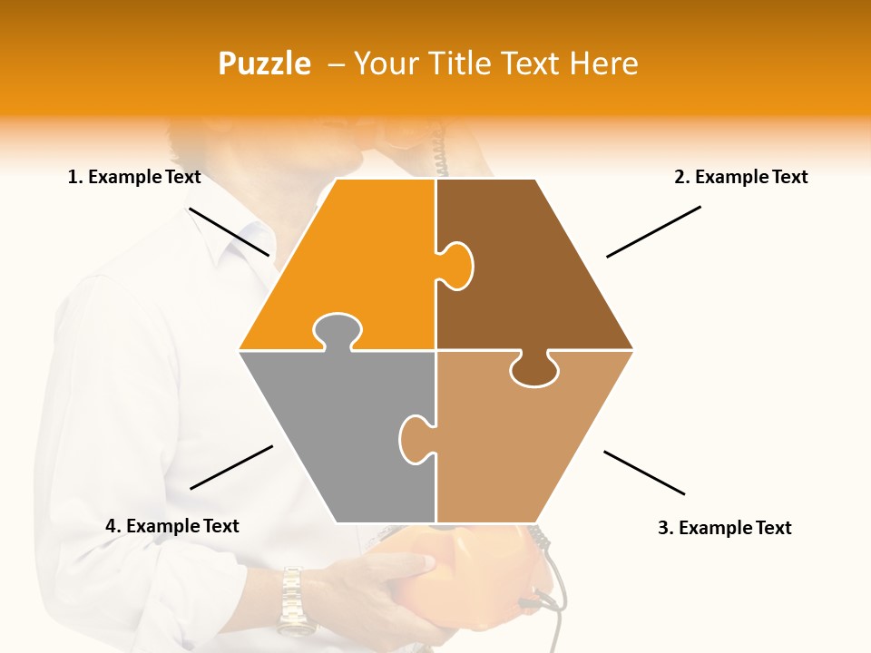 Senior Serious Happy PowerPoint Template