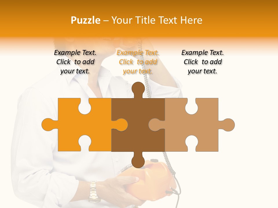 Senior Serious Happy PowerPoint Template