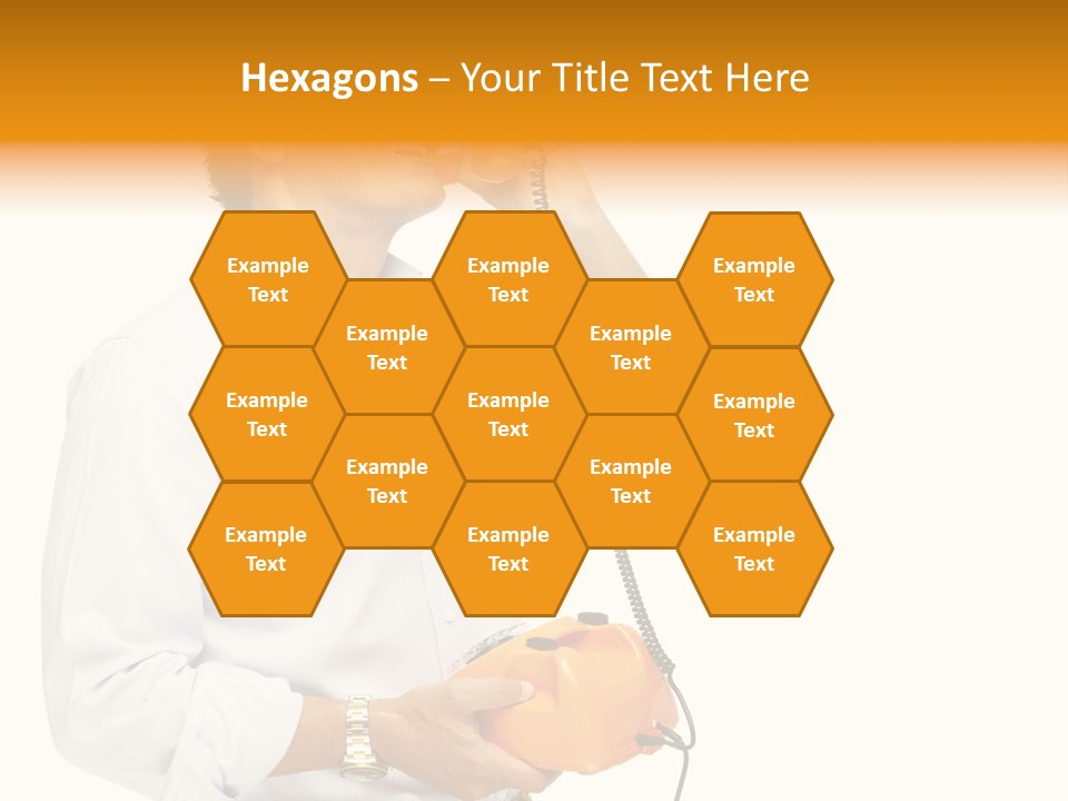 Senior Serious Happy PowerPoint Template