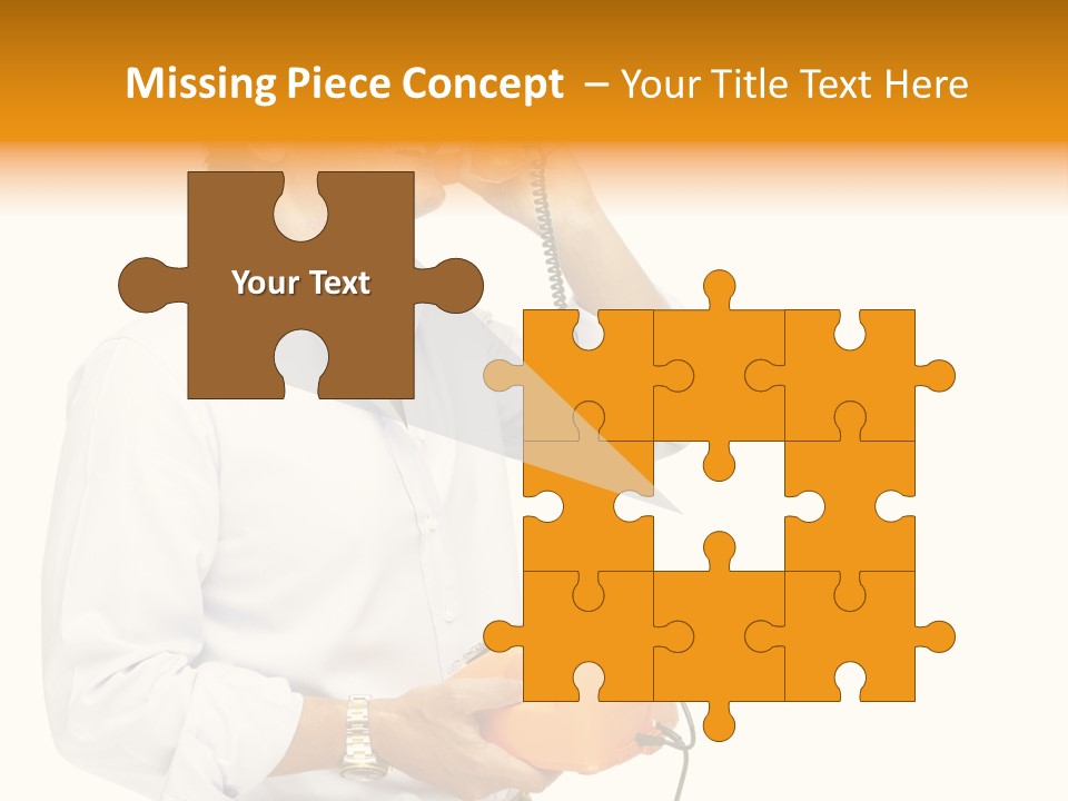 Senior Serious Happy PowerPoint Template