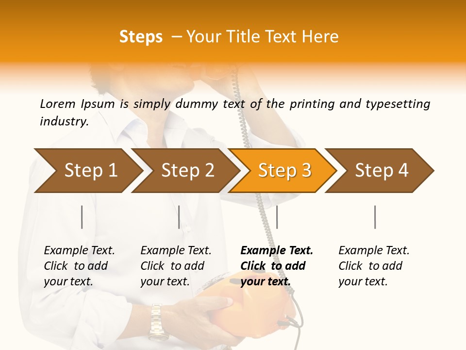 Senior Serious Happy PowerPoint Template