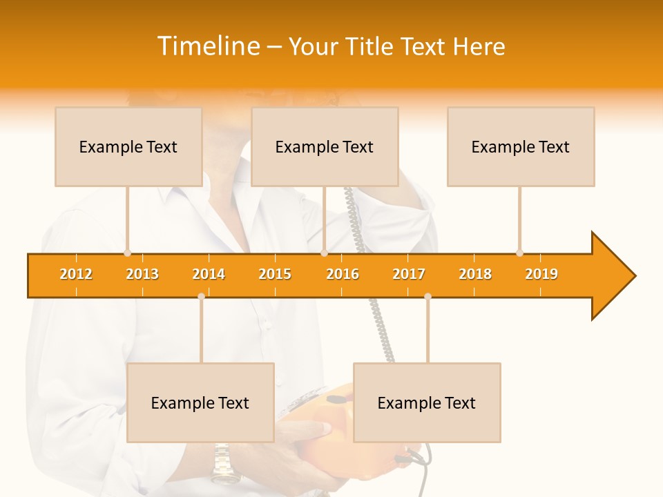 Senior Serious Happy PowerPoint Template