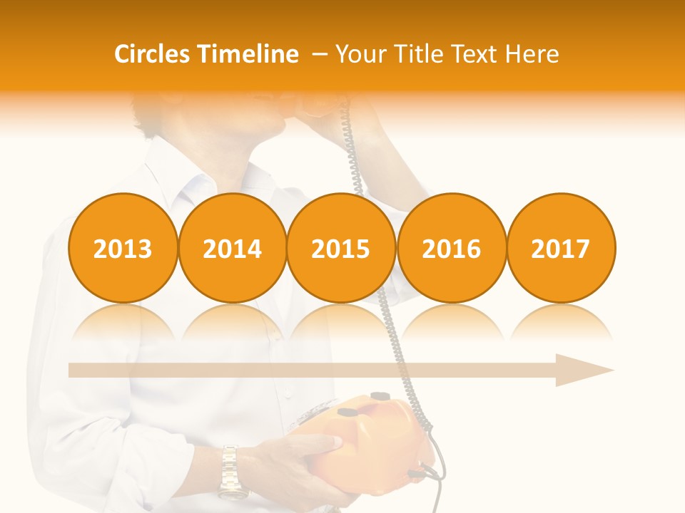 Senior Serious Happy PowerPoint Template