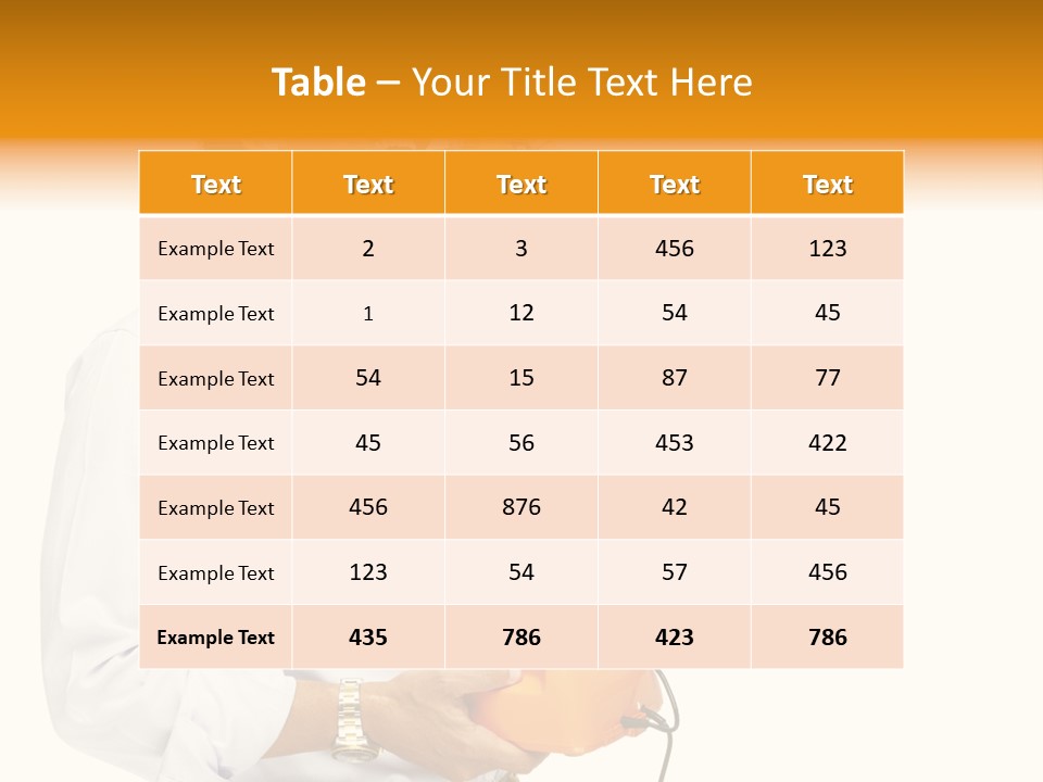 Senior Serious Happy PowerPoint Template