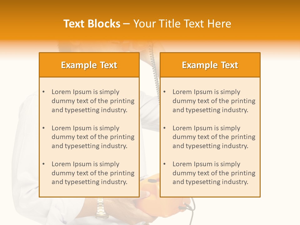 Senior Serious Happy PowerPoint Template