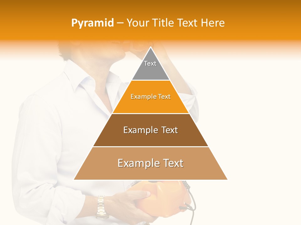 Senior Serious Happy PowerPoint Template