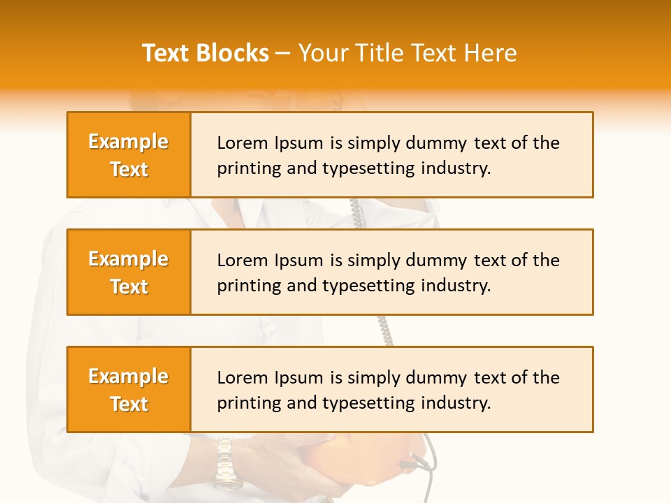 Senior Serious Happy PowerPoint Template