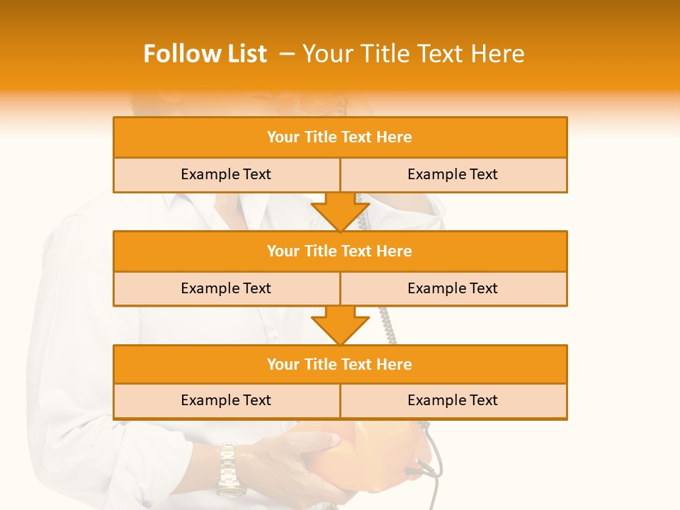 Senior Serious Happy PowerPoint Template