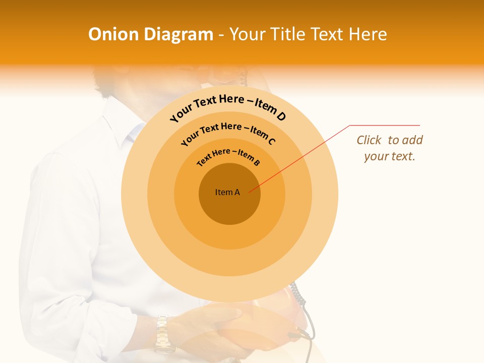 Senior Serious Happy PowerPoint Template