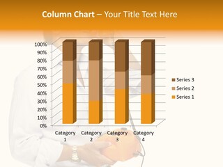 Senior Serious Happy PowerPoint Template