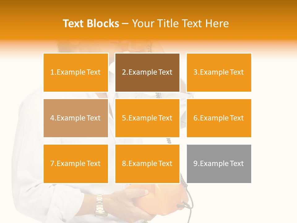 Senior Serious Happy PowerPoint Template