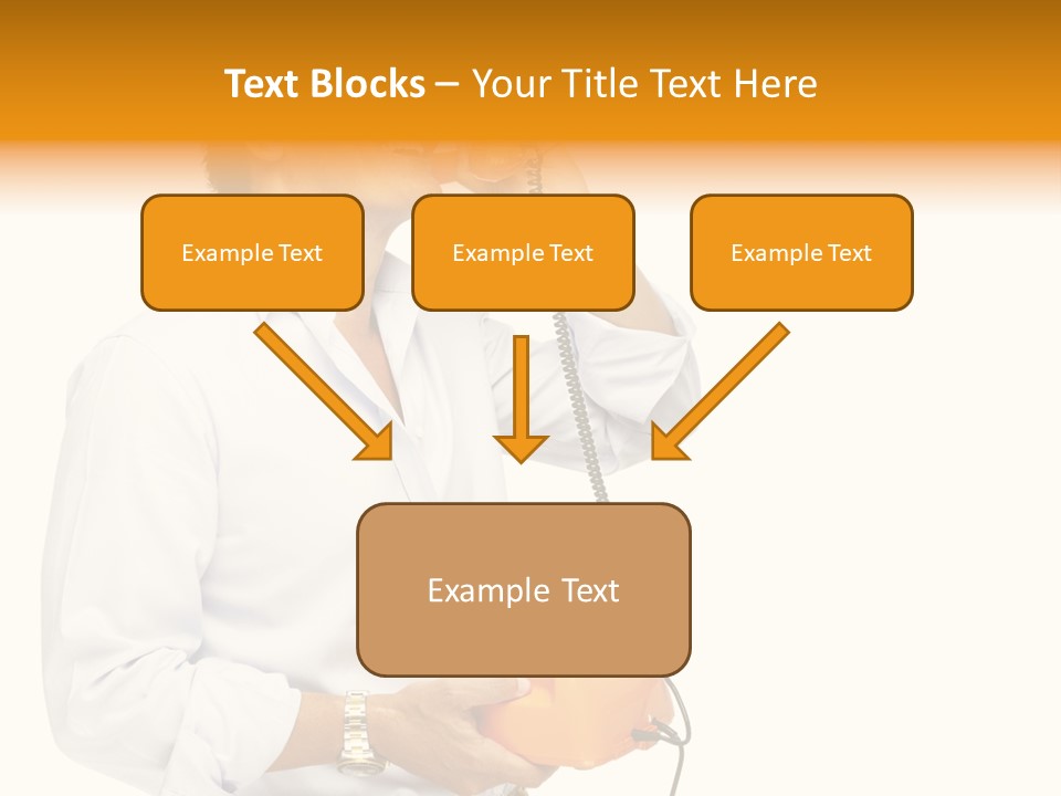 Senior Serious Happy PowerPoint Template