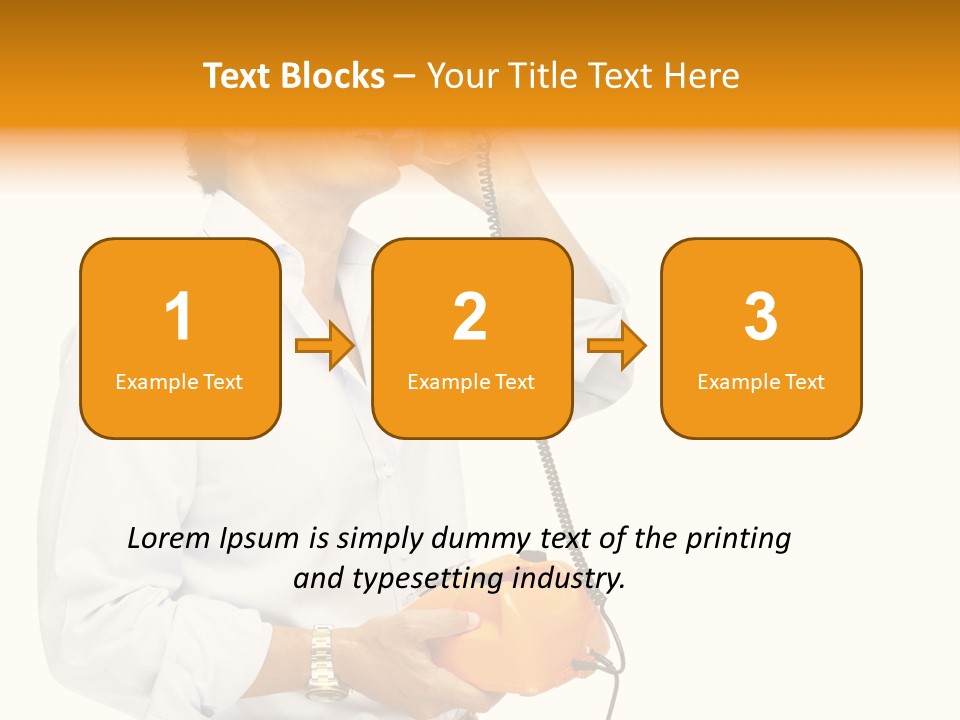 Senior Serious Happy PowerPoint Template