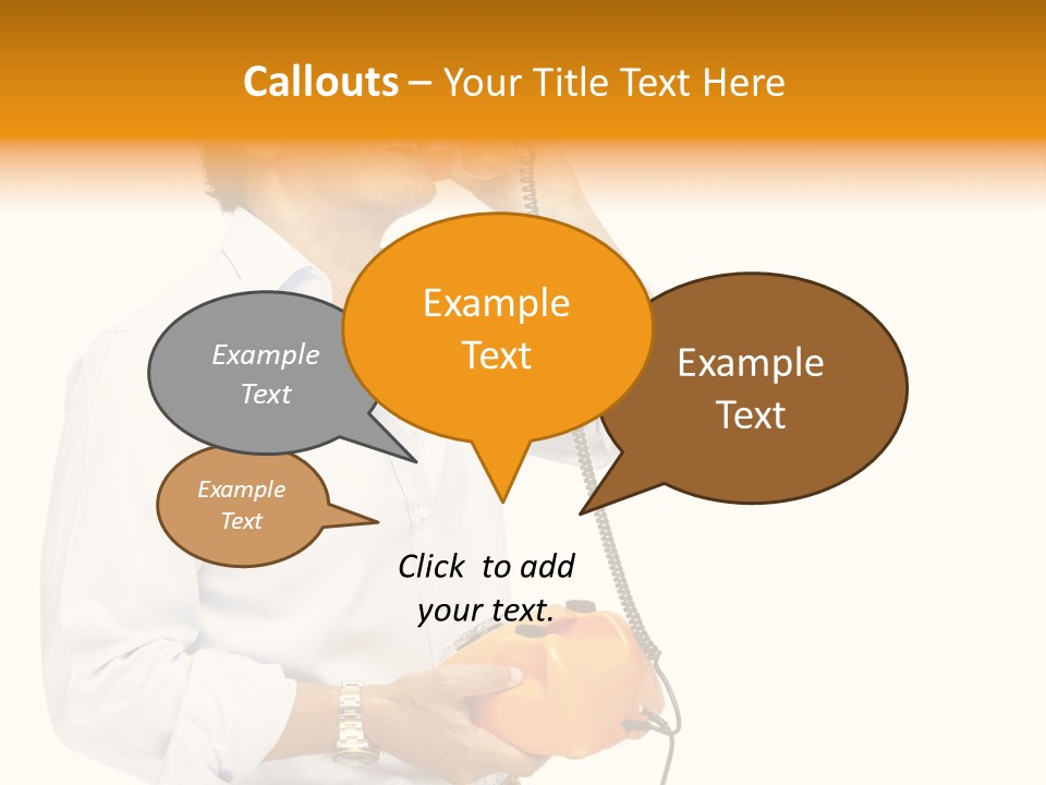 Senior Serious Happy PowerPoint Template