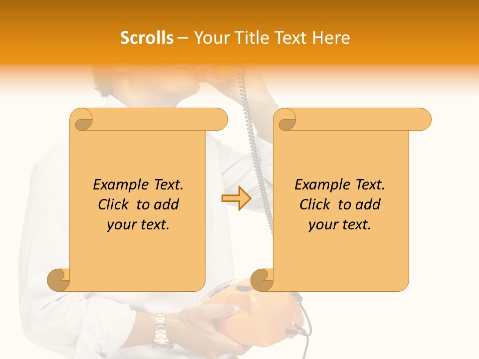 Senior Serious Happy PowerPoint Template