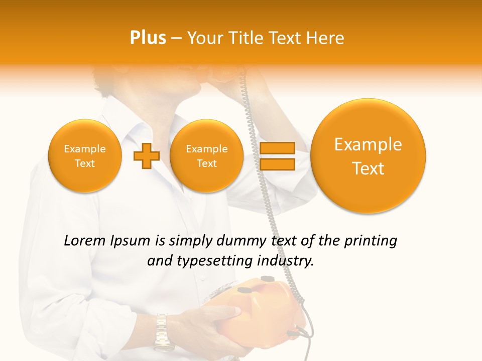 Senior Serious Happy PowerPoint Template