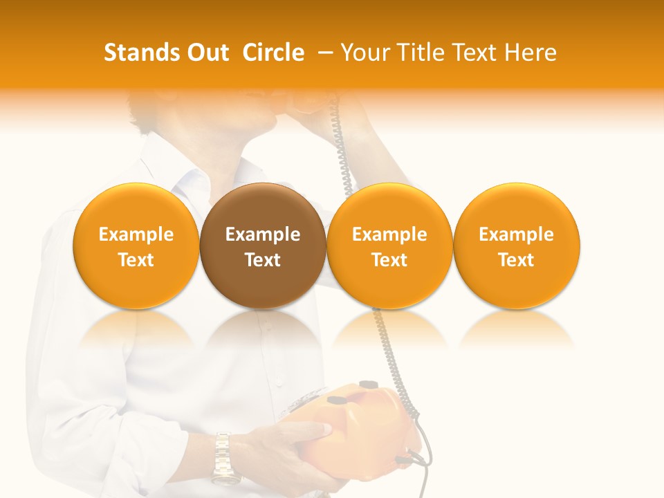 Senior Serious Happy PowerPoint Template