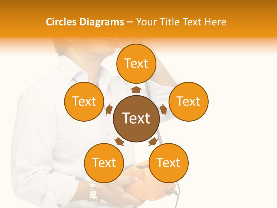 Senior Serious Happy PowerPoint Template