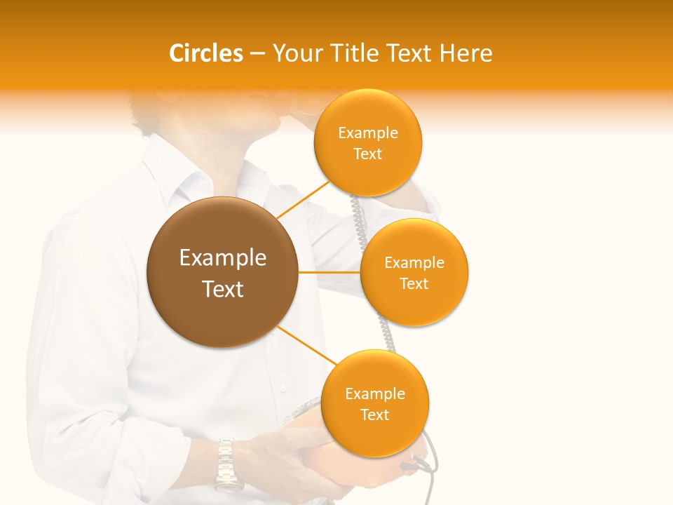 Senior Serious Happy PowerPoint Template