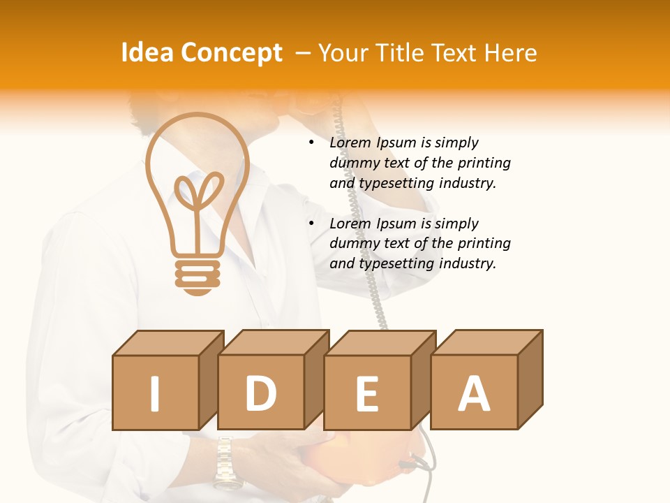 Senior Serious Happy PowerPoint Template