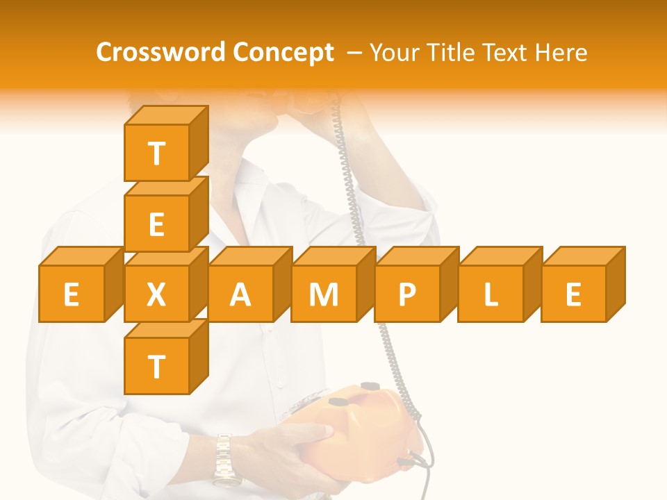 Senior Serious Happy PowerPoint Template