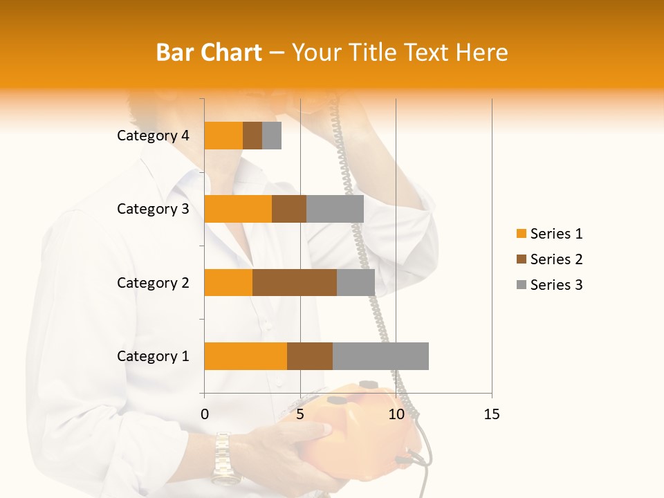 Senior Serious Happy PowerPoint Template