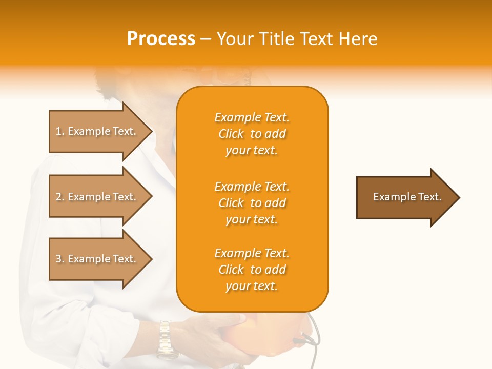 Senior Serious Happy PowerPoint Template