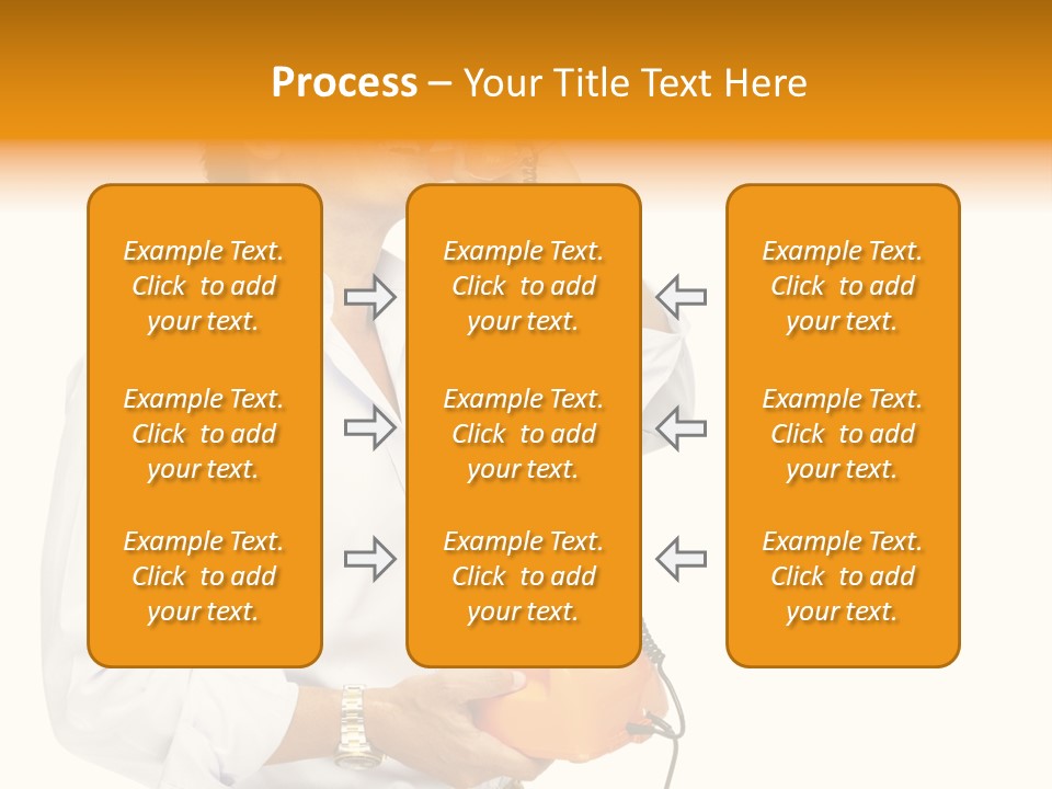 Senior Serious Happy PowerPoint Template