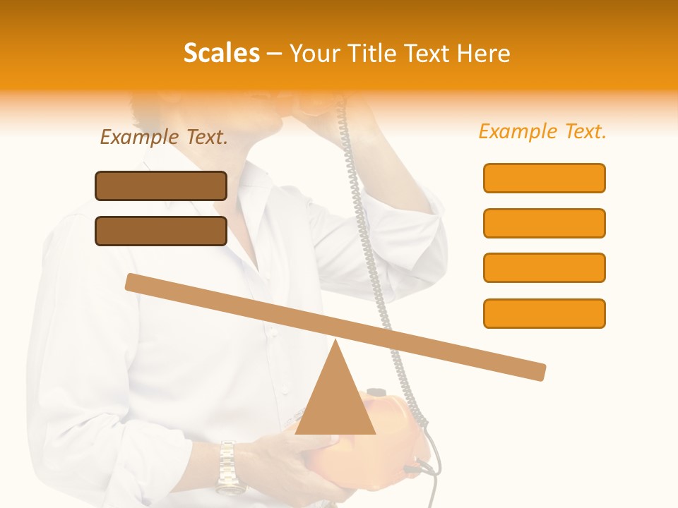 Senior Serious Happy PowerPoint Template