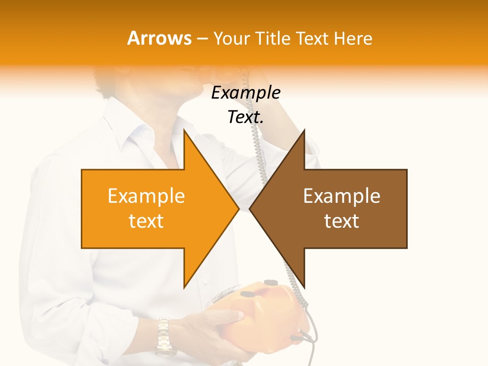 Senior Serious Happy PowerPoint Template