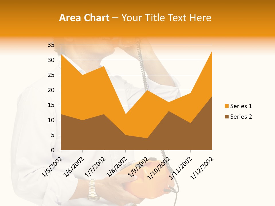 Senior Serious Happy PowerPoint Template