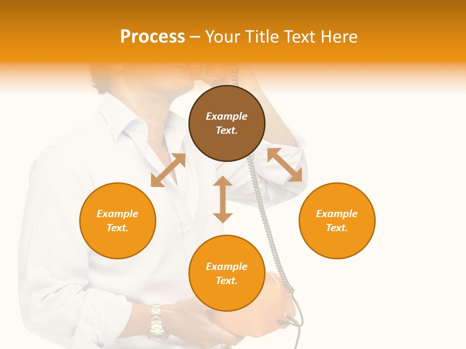 Senior Serious Happy PowerPoint Template