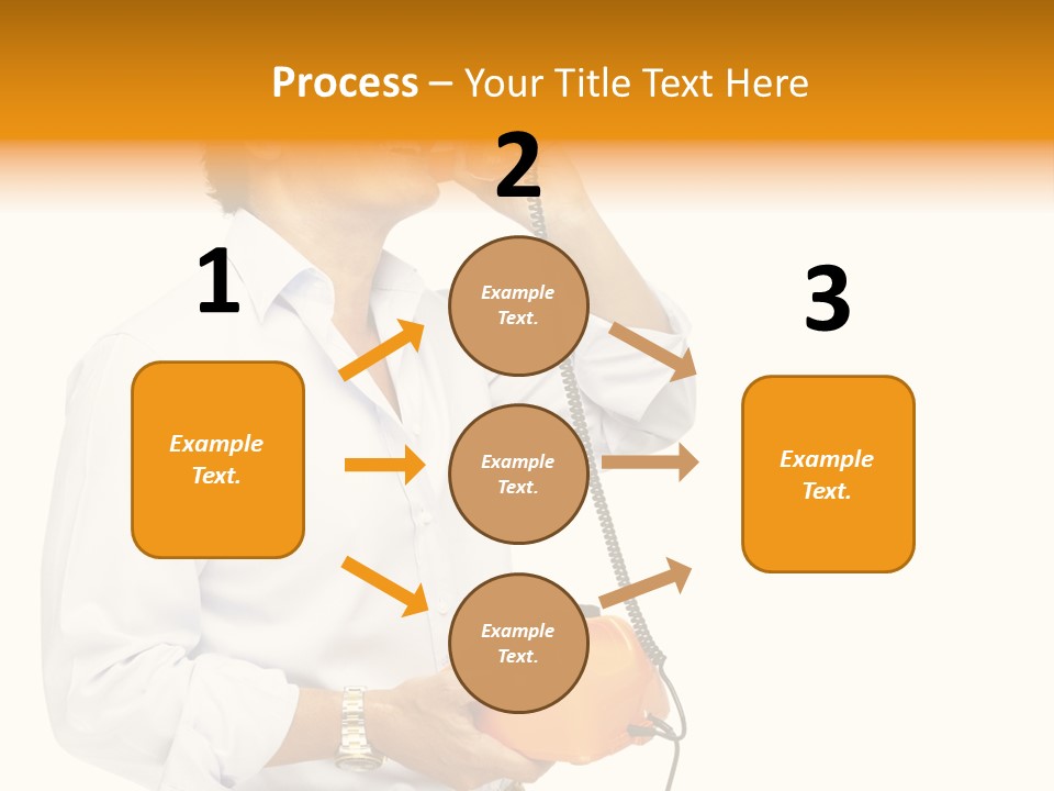 Senior Serious Happy PowerPoint Template