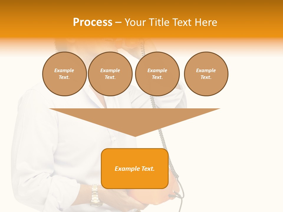 Senior Serious Happy PowerPoint Template