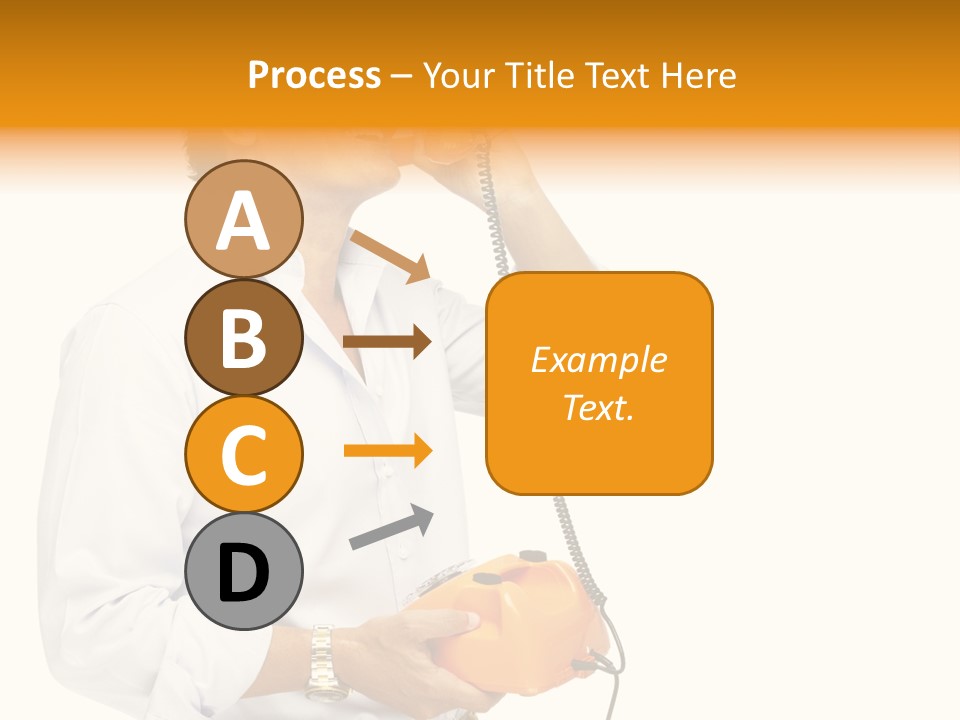 Senior Serious Happy PowerPoint Template