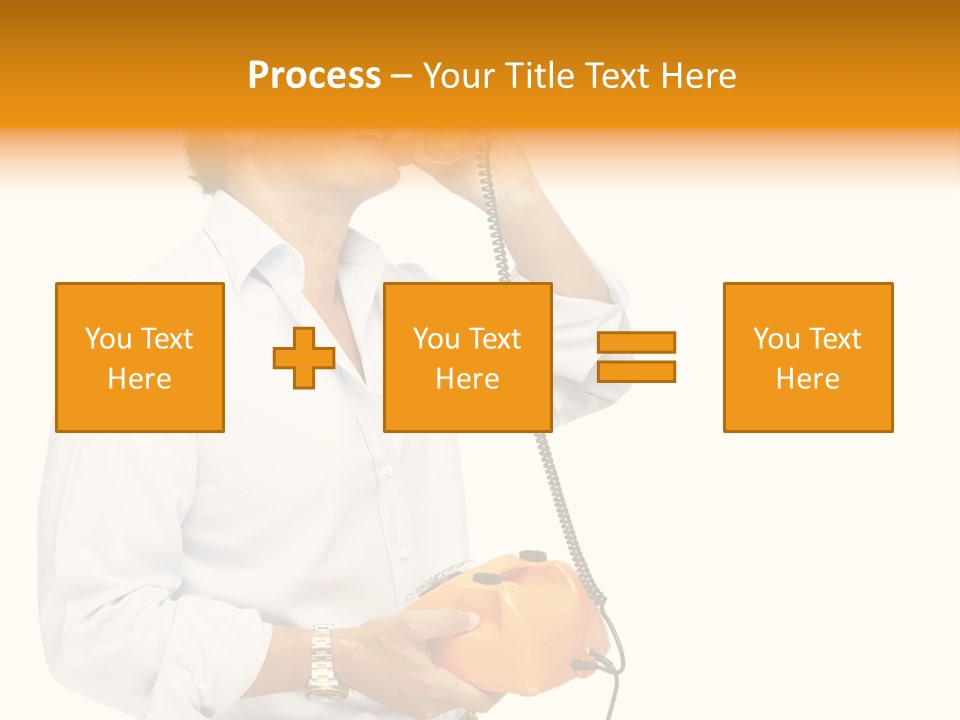 Senior Serious Happy PowerPoint Template